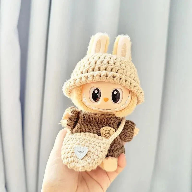 Handmade Labubu Crochet Animal Outfits