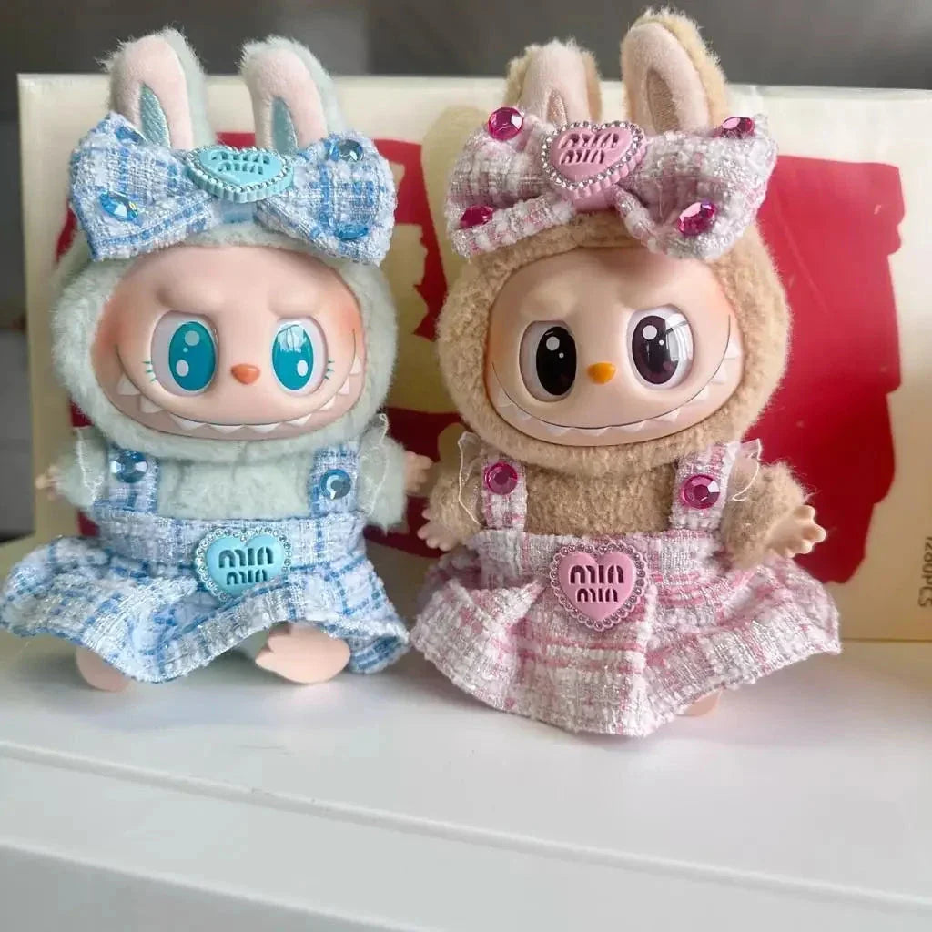 Handmade Labubu Heart Dress Outfit with Accessories