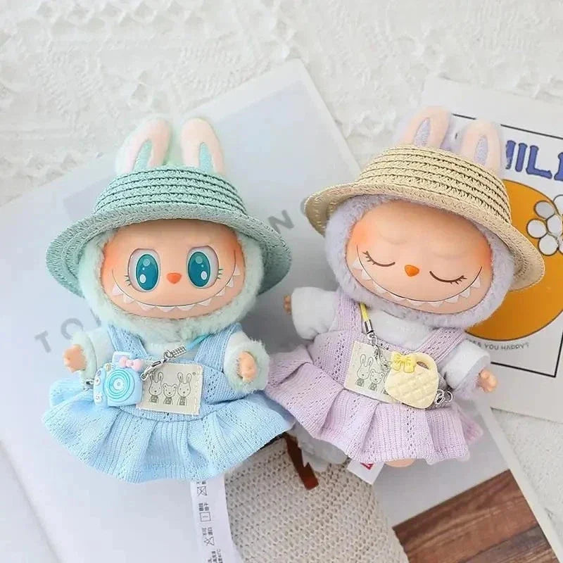 Handmade Pastel Day-Out Labubu Doll Outfit Collection