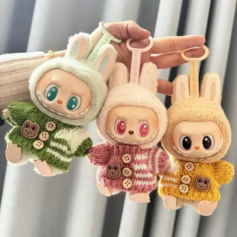 Handmade Labubu Cosy Knitwear Outfits with Accessories