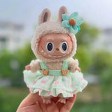 Handmade Labubu Sakura Bear Dress Outfit