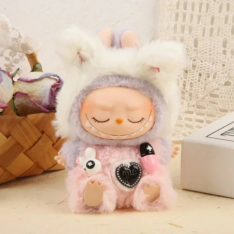 Kawaii Bunny Bear Handmade Labubu Doll Outfit